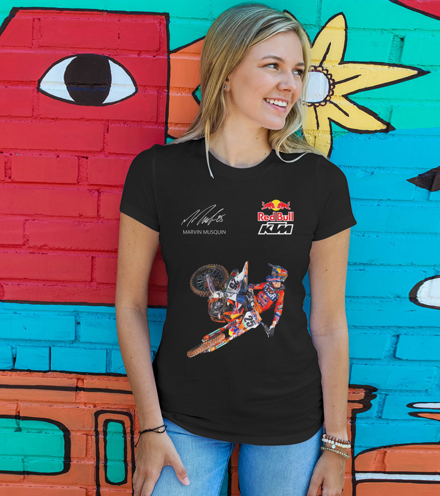 Marvin Musquin Red Bull KTM Racing Action Signature T-Shirt