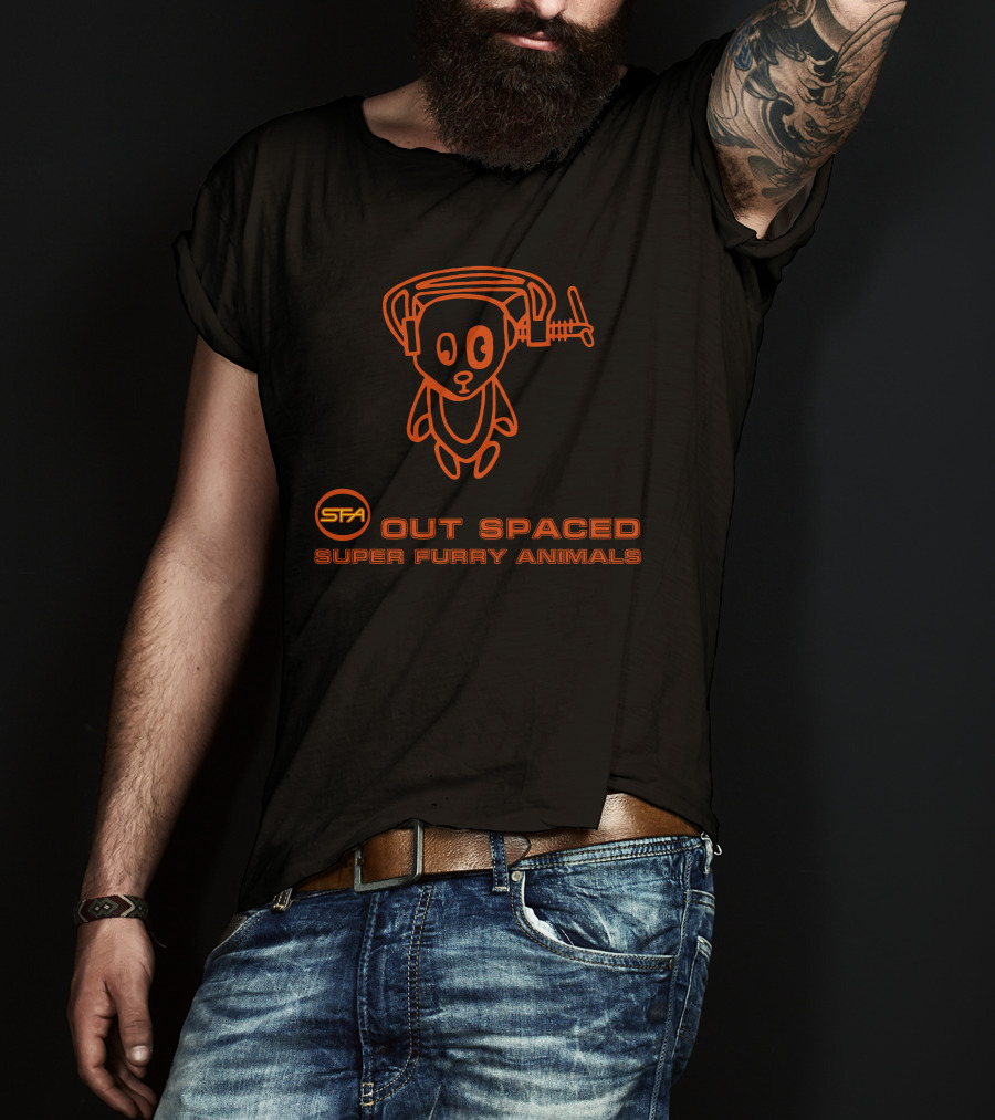 SFA Out Spaced Super Furry Animals T-Shirt