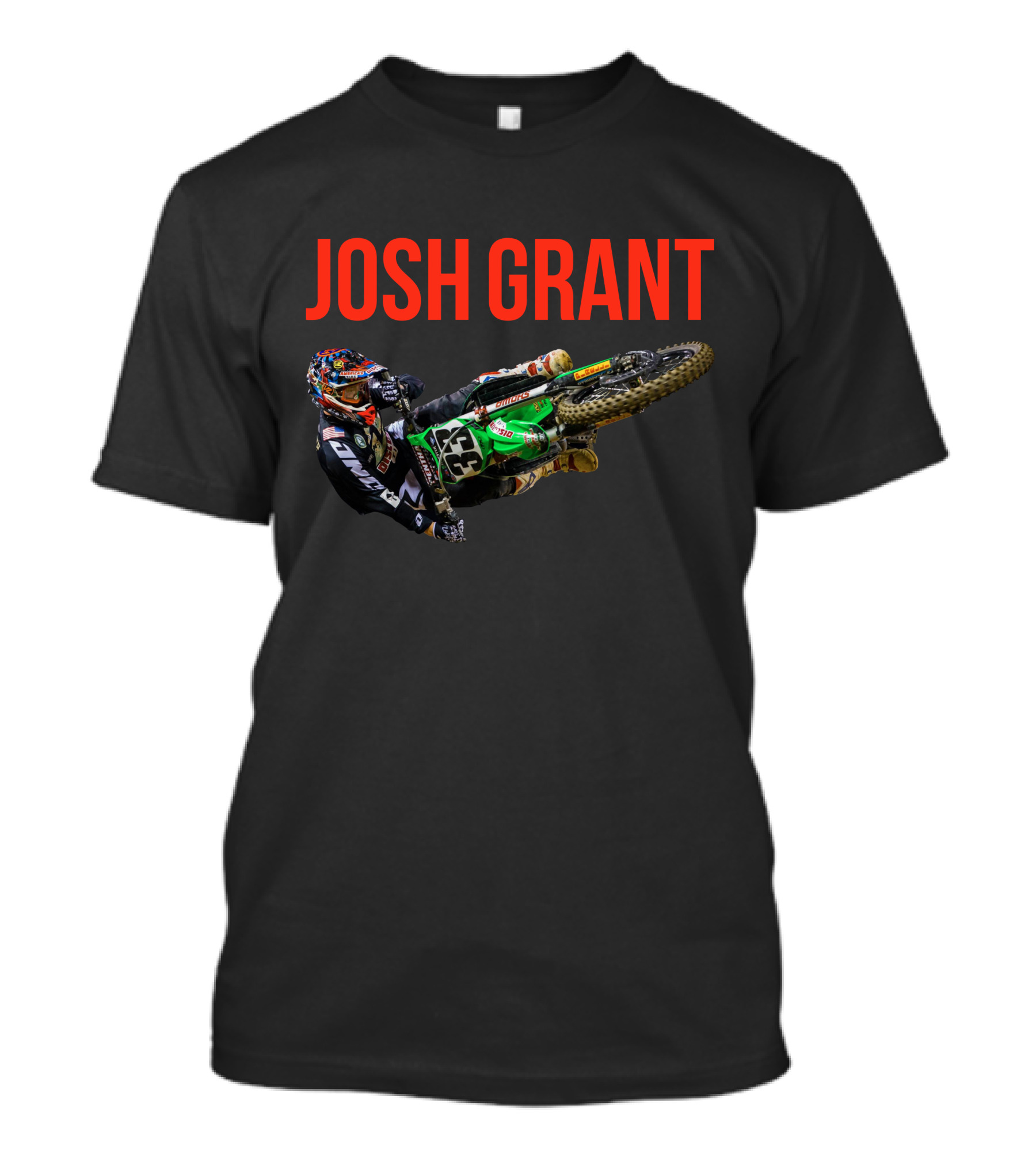 Josh Grant Motocross Rider 33 Racing Action T-Shirt