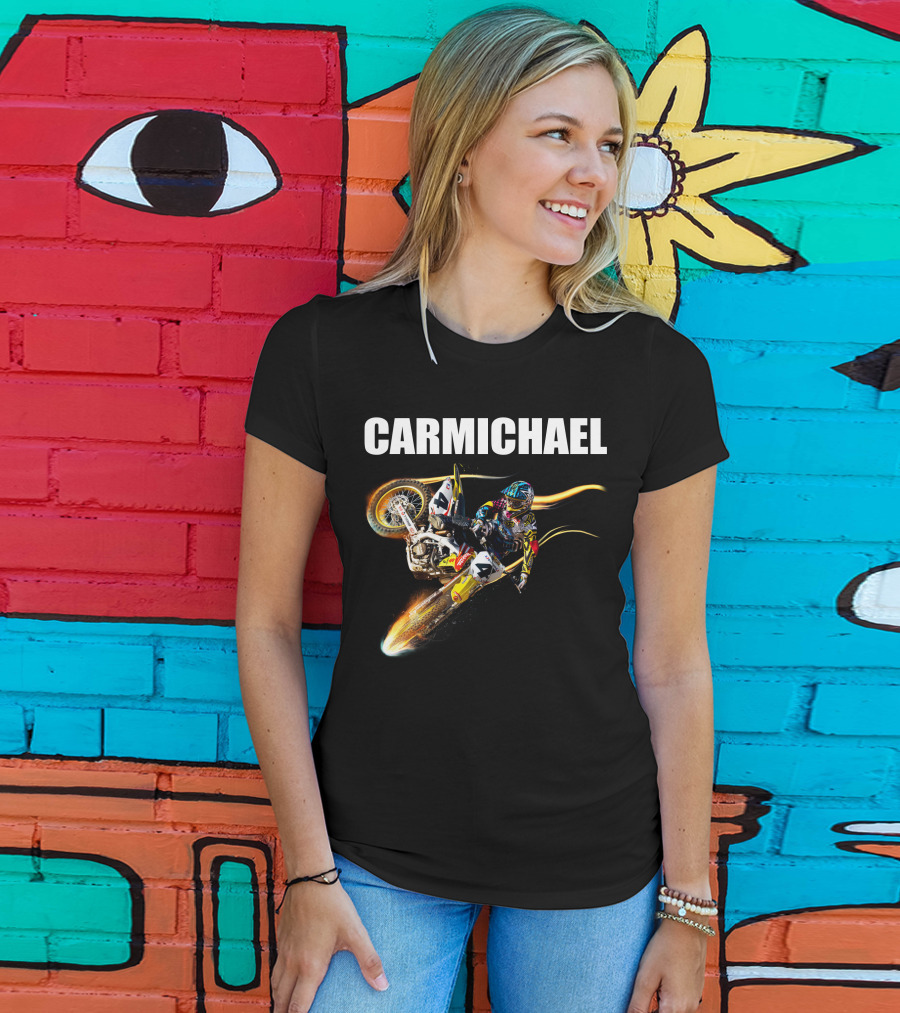 Carmichael Motocross Stunt Action T-Shirt