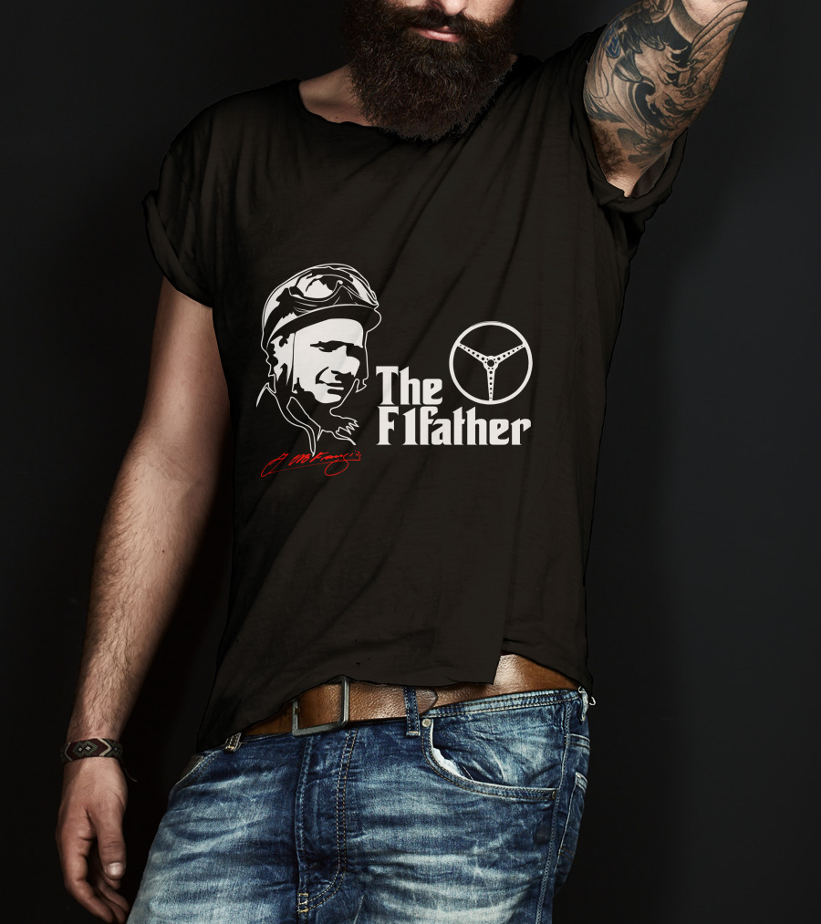 The F1 Father Juan Manuel Fangio Mercedes-Benz T-Shirt