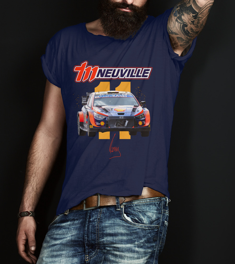 Thierry Neuville Hyundai I20 N Rally1 Asahi Kasei Shell Racing 11 T-Shirt