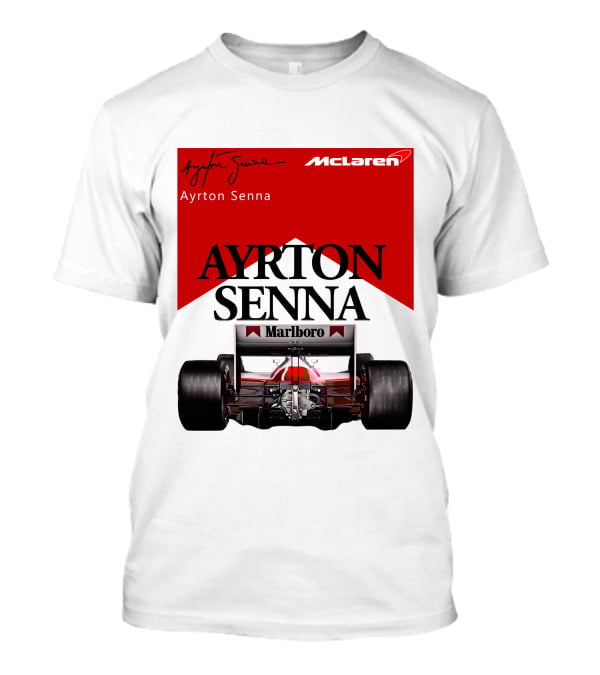 Ayrton Senna McLaren Marlboro Racing Team T-Shirt