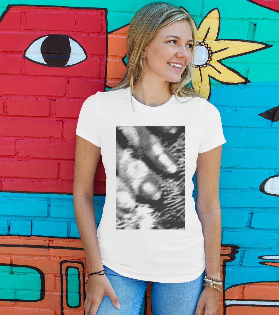Cocteau Twins 18 Monochrome Abstract Texture T-Shirt