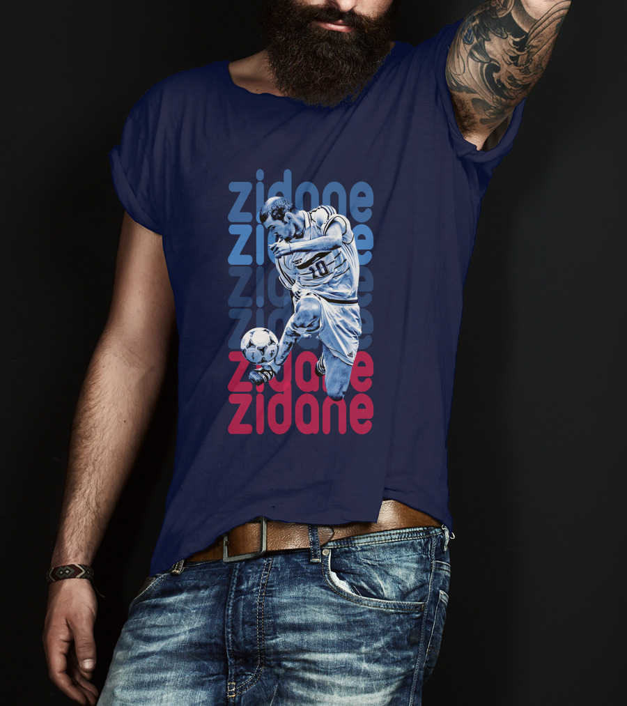 Zidane Zidane Zidane Zidane Football Legend 10 T-Shirt