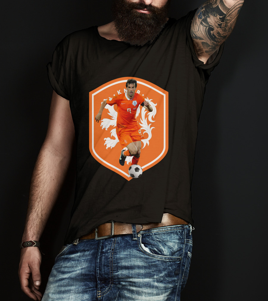 KNVB Ruud Van Nistelrooy Dutch Soccer Legend T-Shirt