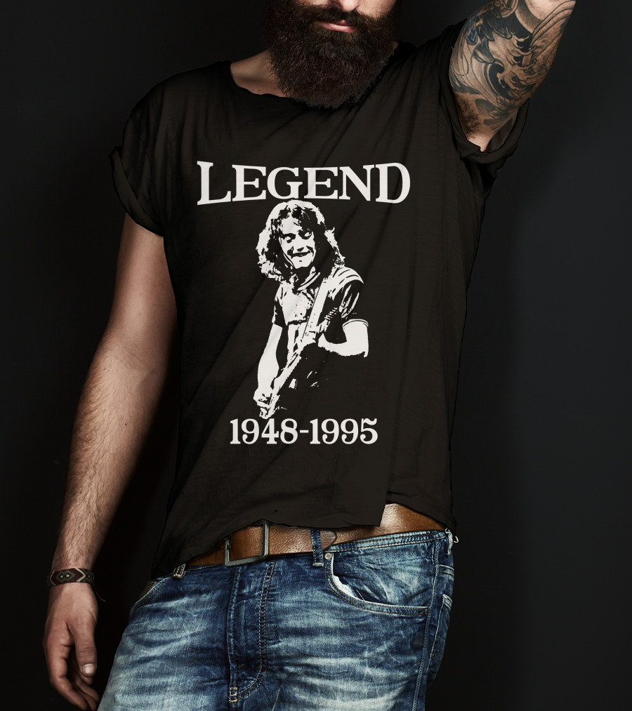 Rory Gallagher True Legend Guitar Classic Retro T-Shirt