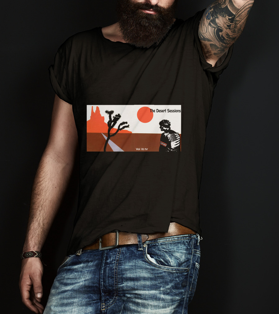 The Desert Sessions Vol III/IV Red Sun Joshua Tree T-Shirt