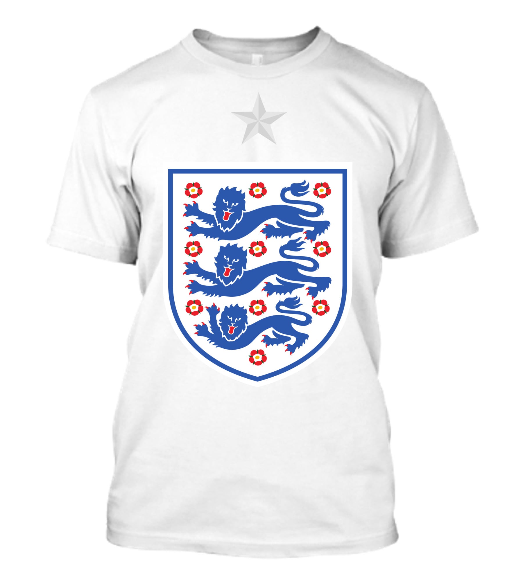Three Lions England Football Team Stones 6 T-Shirt