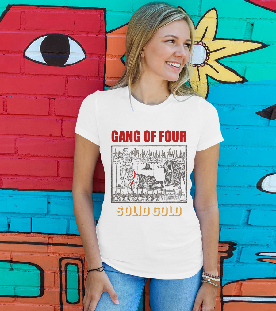 Gang Of Four Solid Gold Medieval Execution T-Shirt