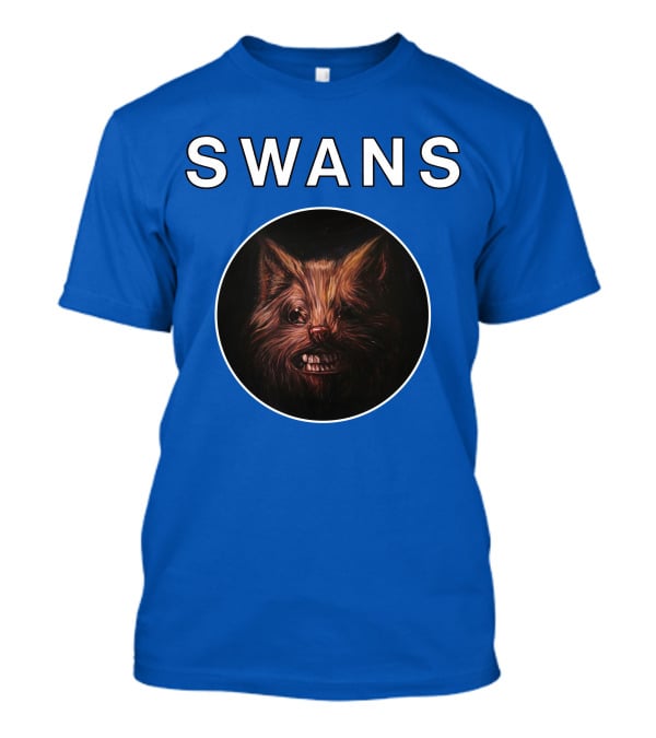SWANS Ferocious Feline Face T-Shirt