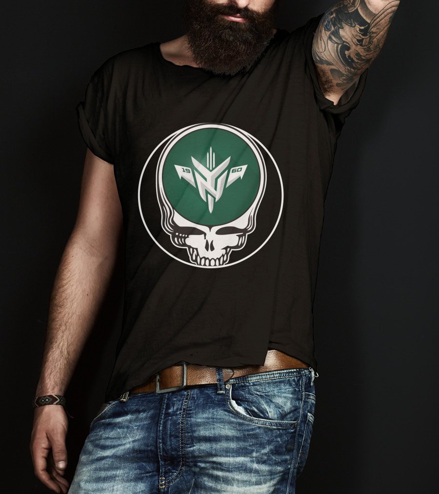 New York Jets 1960 Skull T-Shirt
