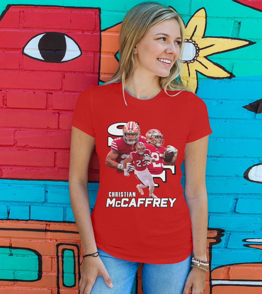 Christian McCaffrey 49ers Football Number 23 T-Shirt