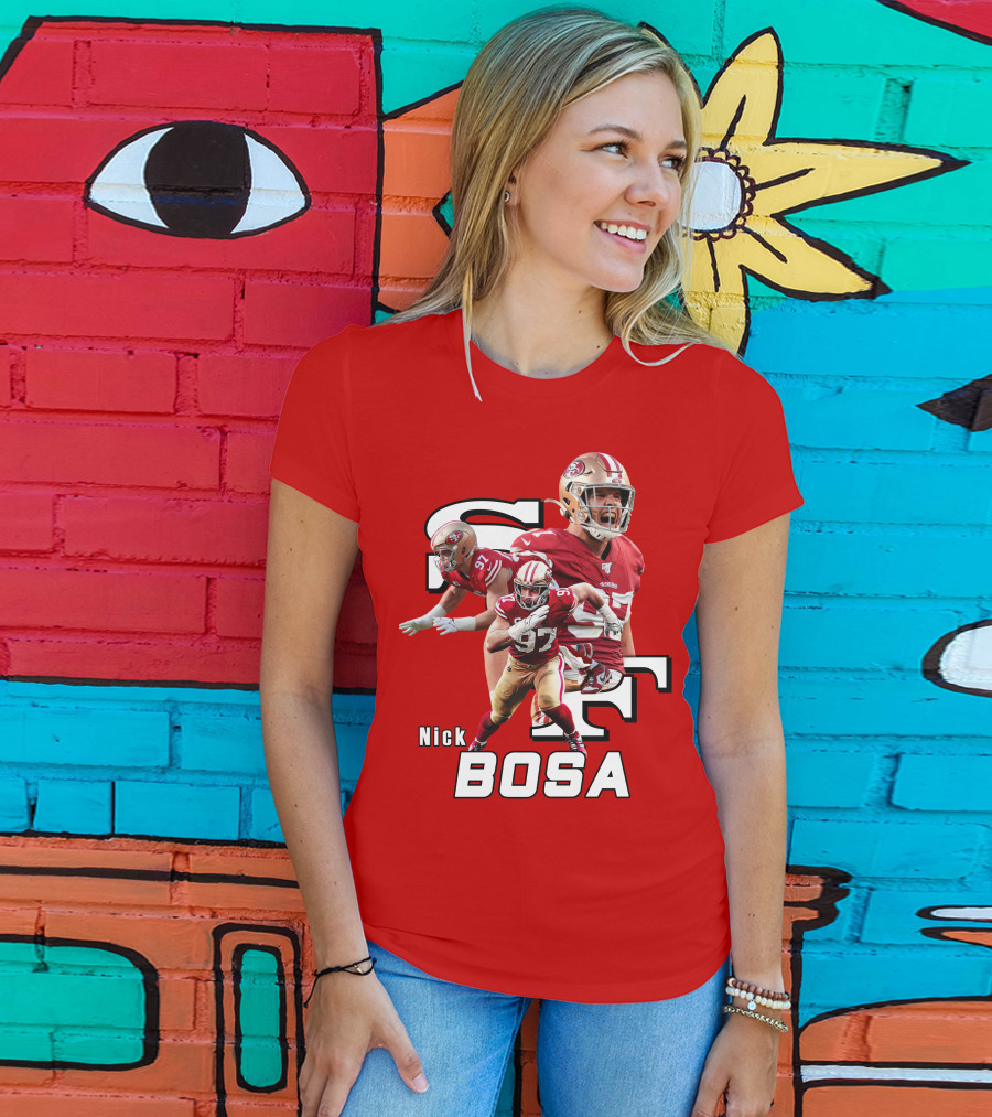 Nick Bosa 49ers Football Player SF T-Shirt
