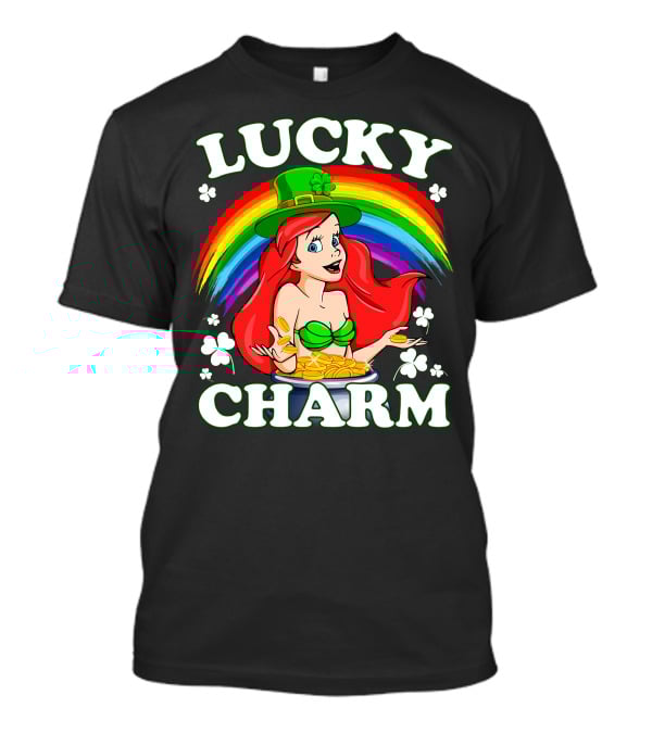 LUCKY CHARM Rainbow Ariel Gold Coins T-Shirt