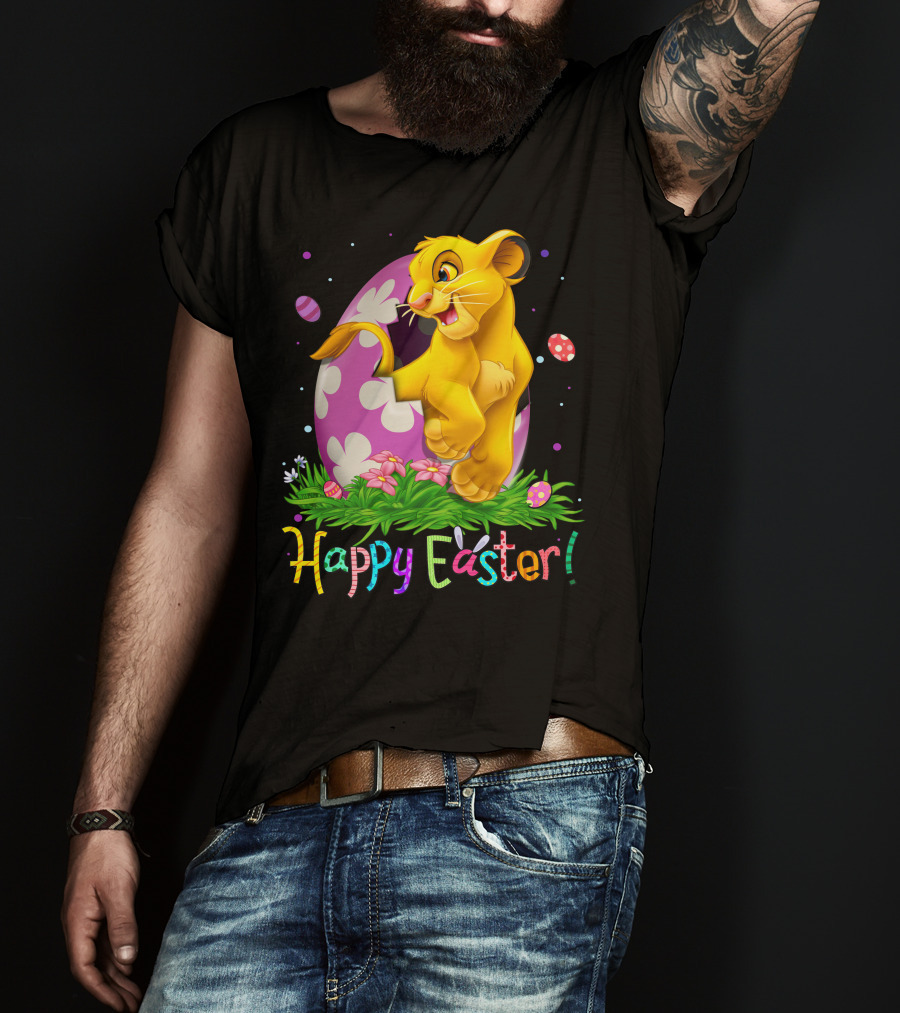 Simba Happy Easter Egg Celebration T-Shirt