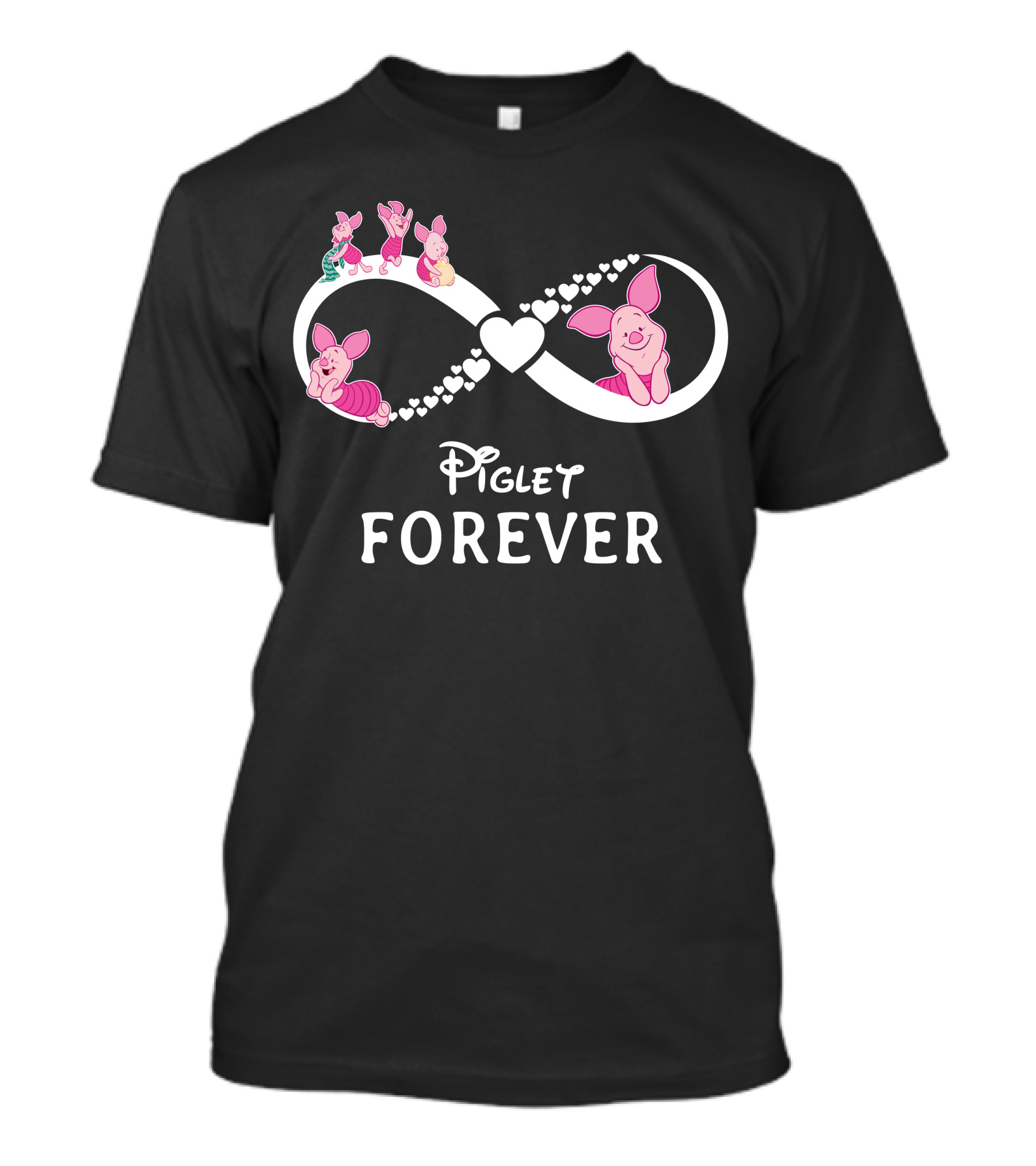 Piglet Forever Infinity Heart T-Shirt
