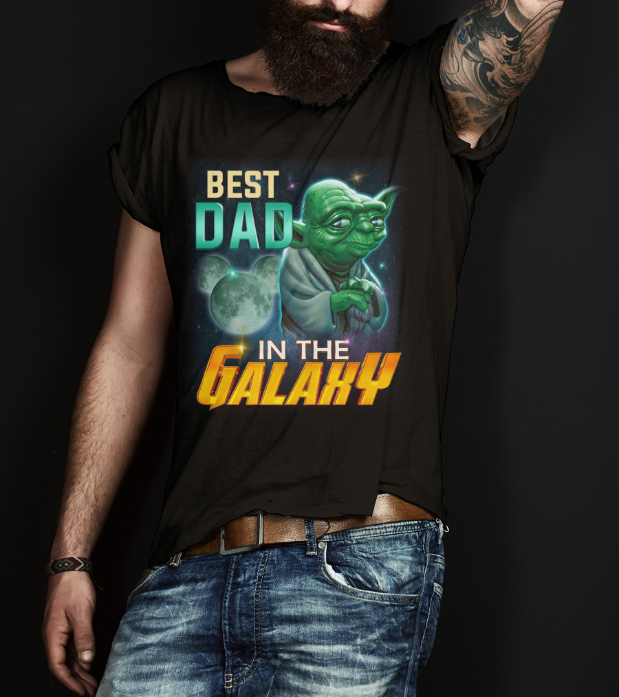 Best Dad Yoda IN The Galaxy T-Shirt