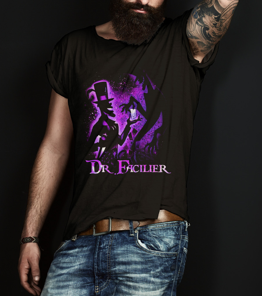 Dr. Facilier Purple Silhouette And Shadow T-Shirt