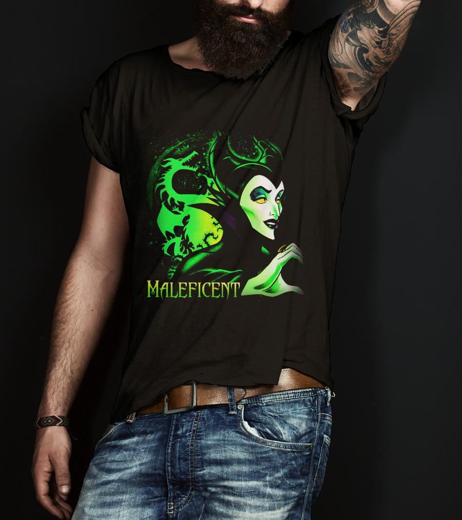 Maleficent 4 Green Dragon Iconic Character T-Shirt