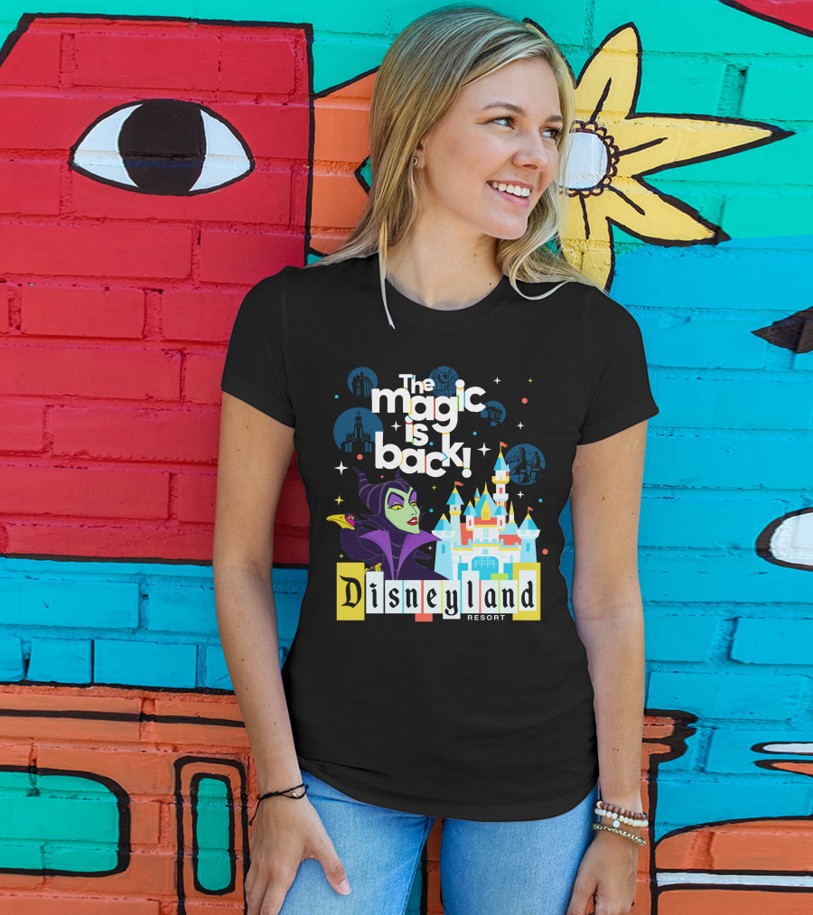 The Magic Is Back Maleficent Disneyland Resort T-Shirt