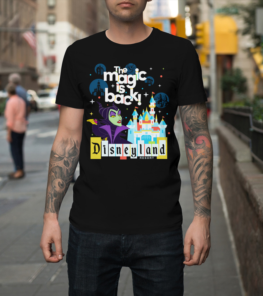 The Magic Is Back Maleficent Disneyland Resort T-Shirt
