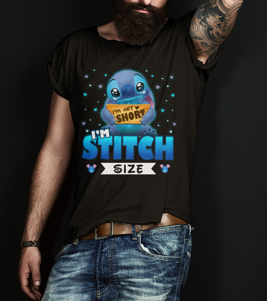 I'm Stitch I'm Not Short Size T-Shirt