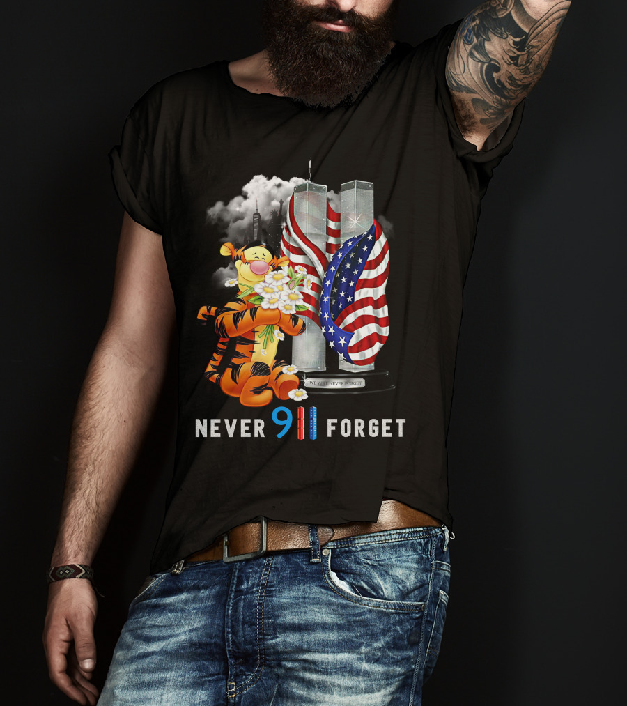 Never 9/11 Forget Tigger-D T-Shirt