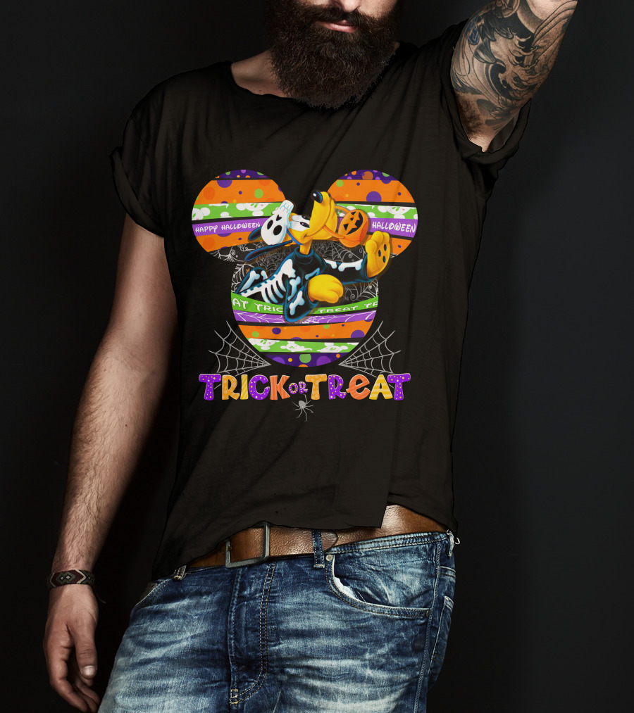 Happy Halloween Pluto Trick Or Treat T-Shirt