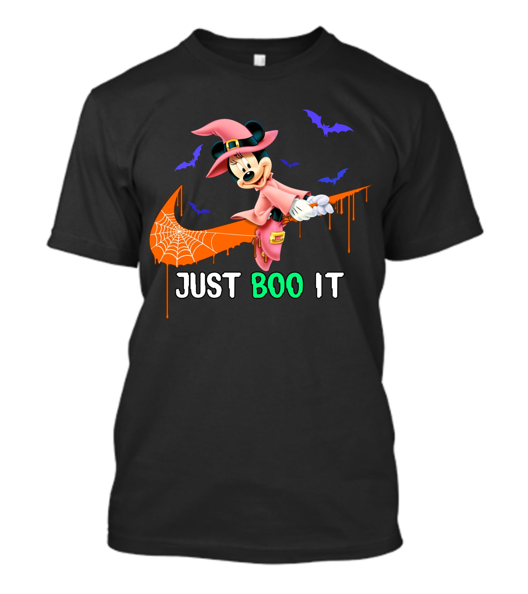 Just Boo It Minnie Halloween Witch Nike T-Shirt