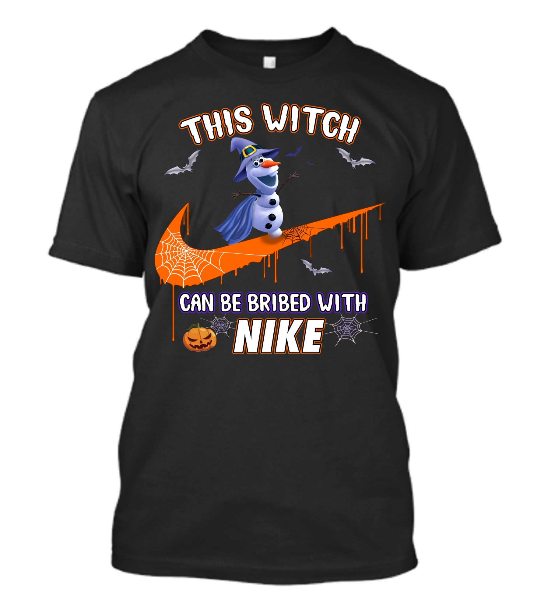 This Witch Can Be Bribed With Nike Olaf Halloween T-Shirt