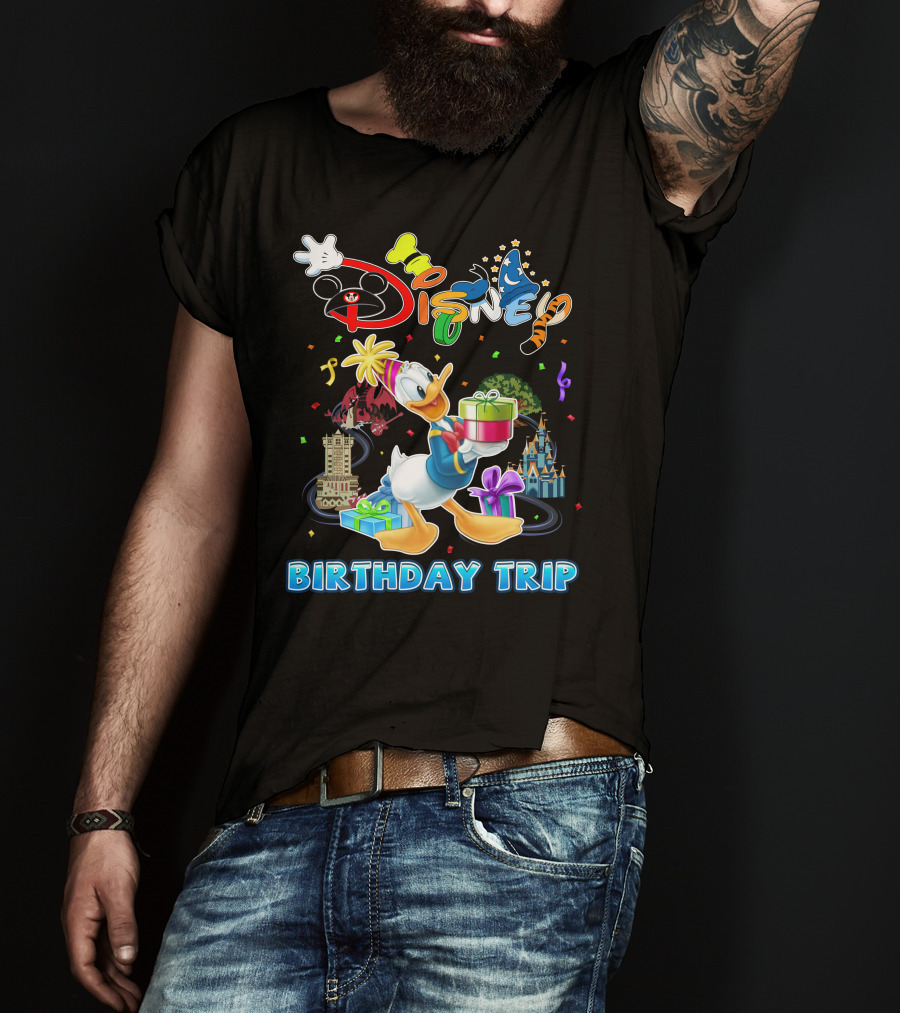 Disney Donald Birthday Trip T-Shirt
