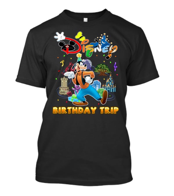 Disney Goofy Birthday Trip Adventure T-Shirt