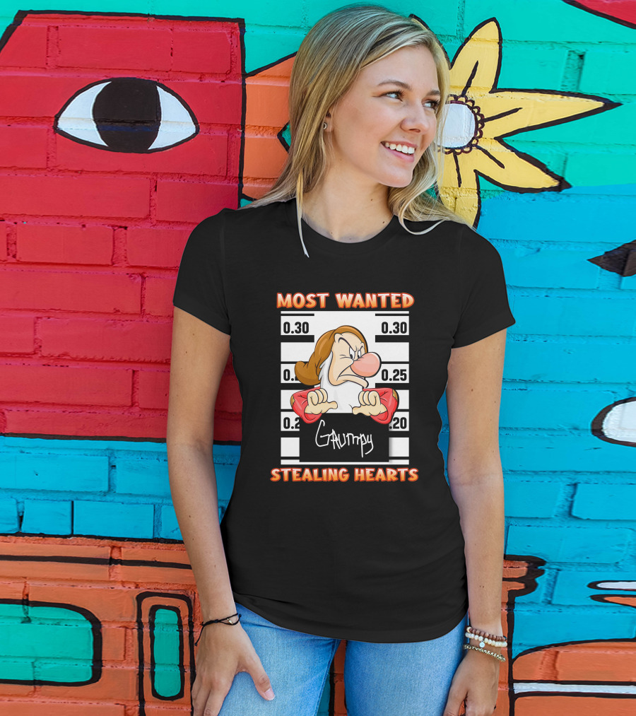 Most Wanted Grumpy Stealing Hearts T-Shirt