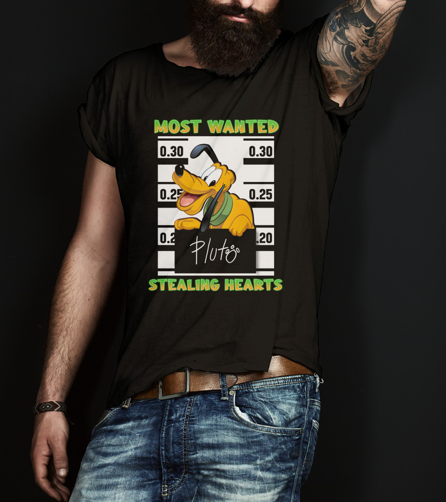 Most Wanted Stealing Hearts Pluto T-Shirt