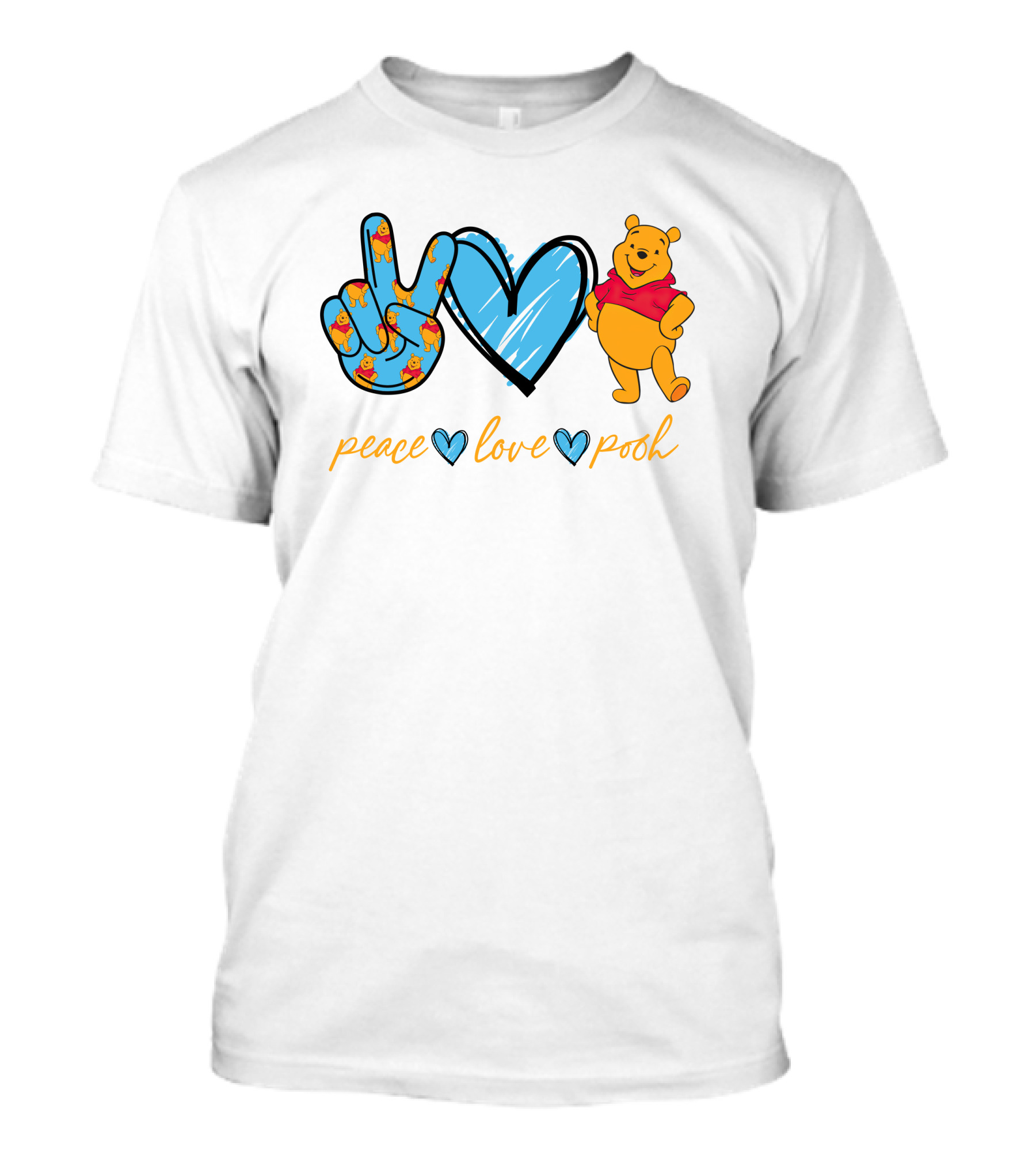 Peace Love Pooh T-Shirt