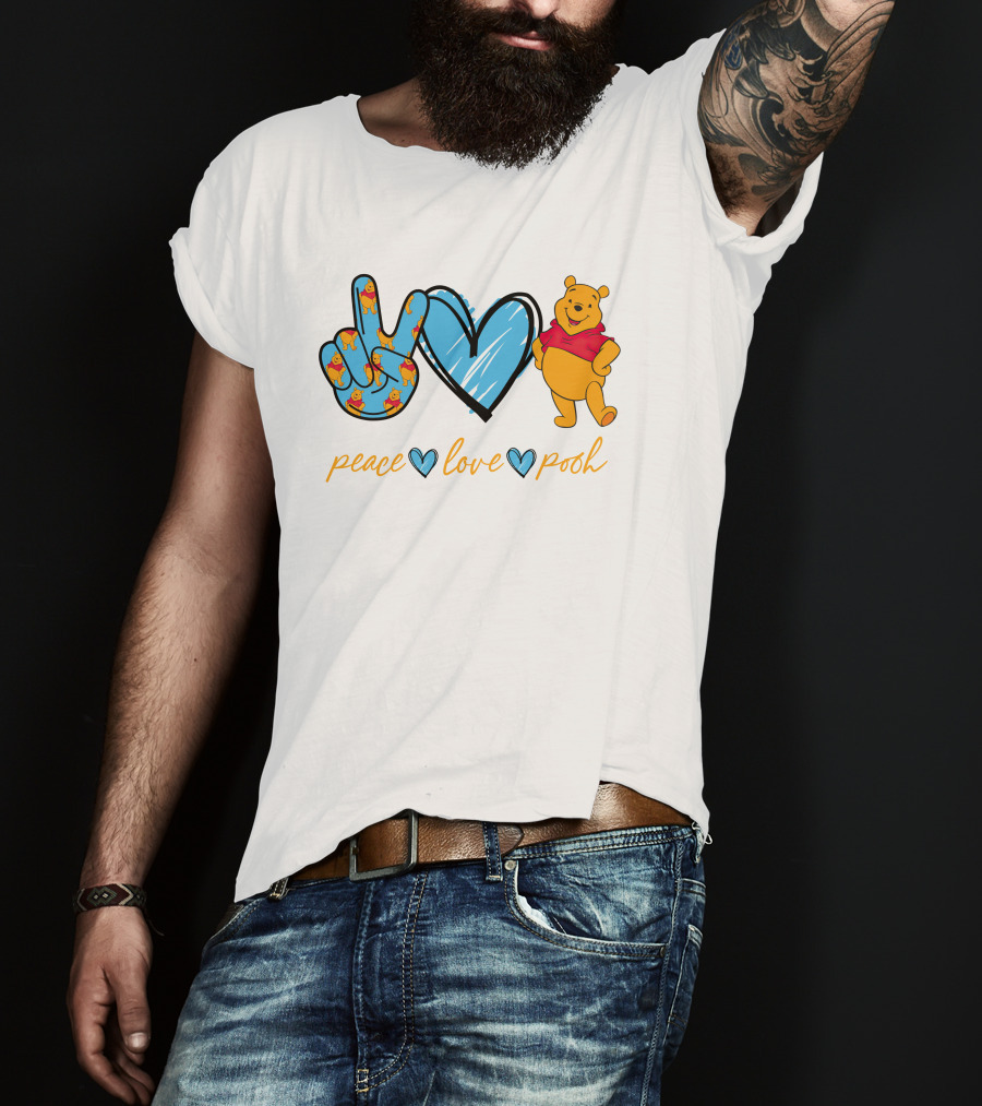 Peace Love Pooh T-Shirt