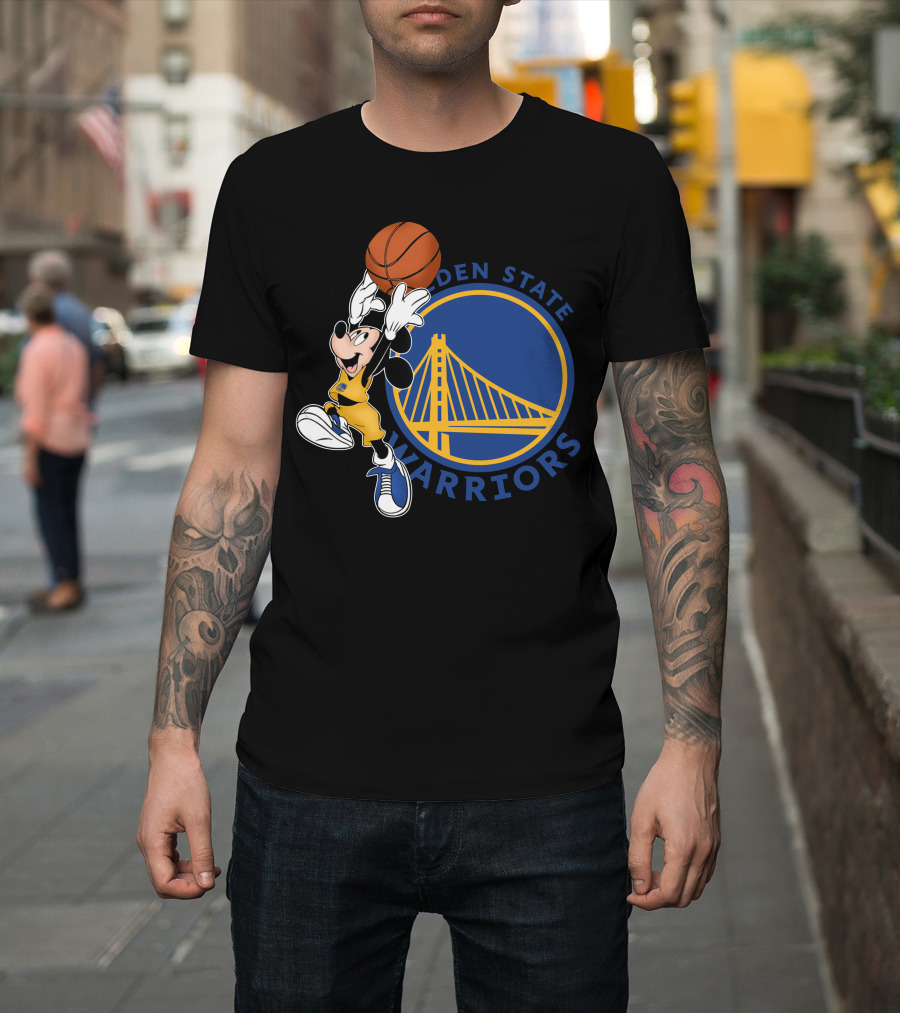 Mickey Golden State Warriors Basketball T-Shirt