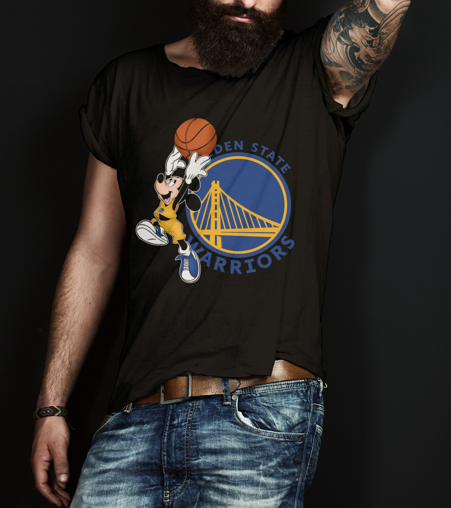 Mickey Golden State Warriors Basketball T-Shirt