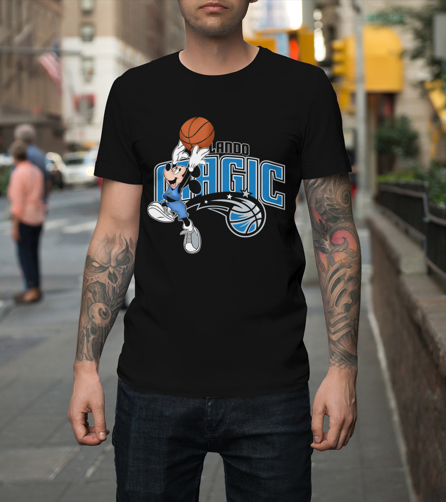 Mickey Orlando Magic Basketball T-Shirt