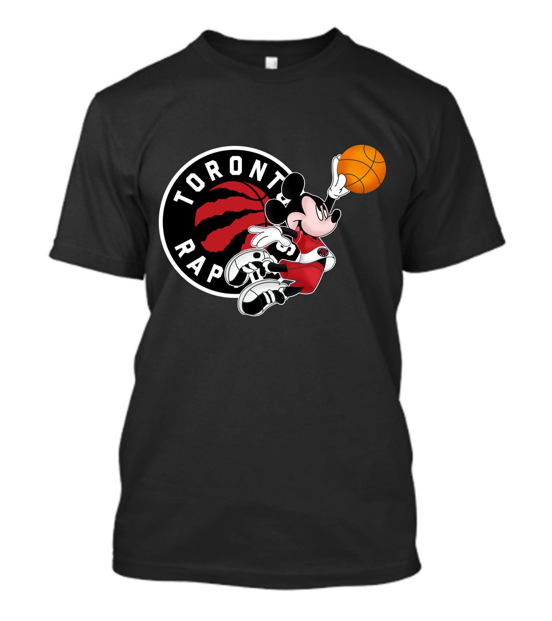 Toronto Raptors Mickey Basketball Dunk T-Shirt