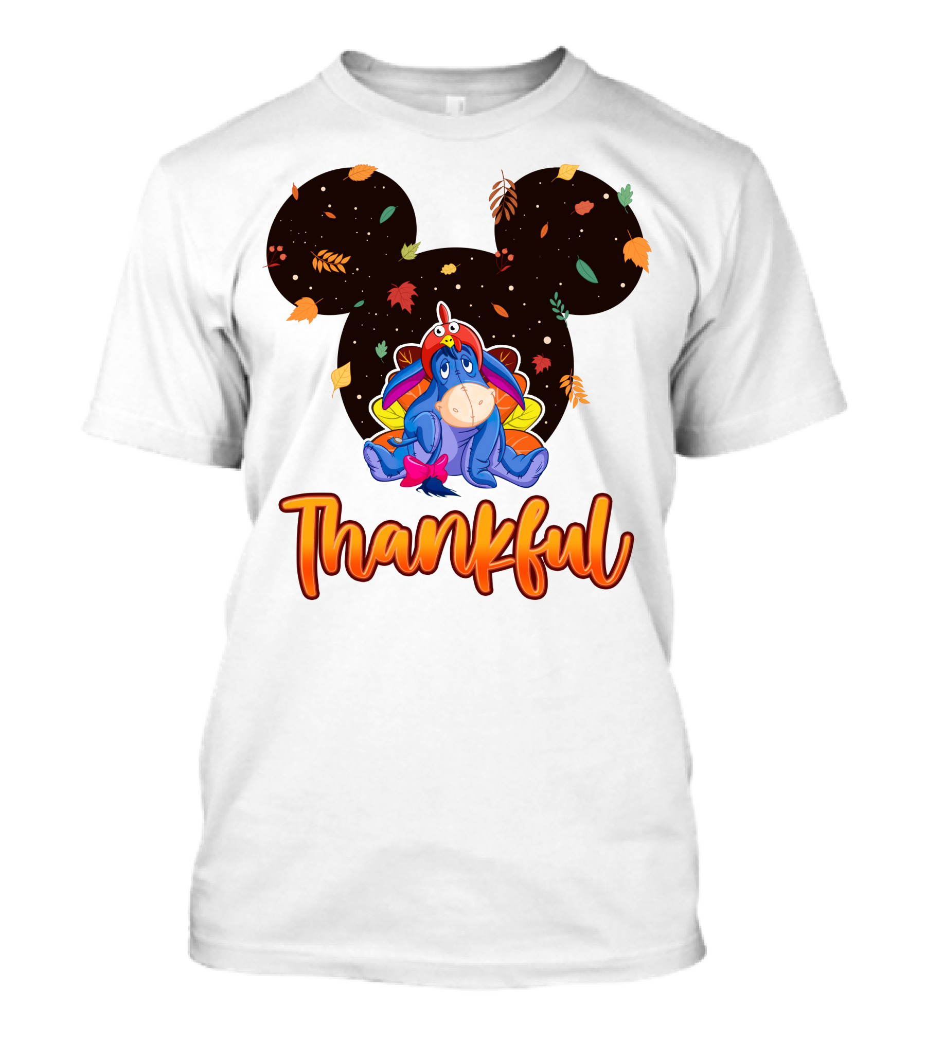 Eeyore Thankful Fall Mickey Ears T-Shirt