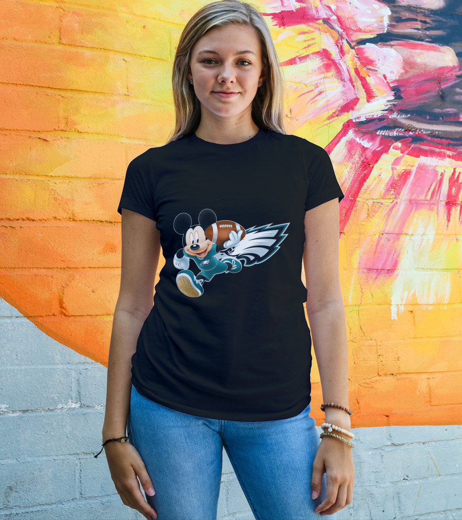 Mickey Fe Philadelphia Eagles Football Running Back T-Shirt