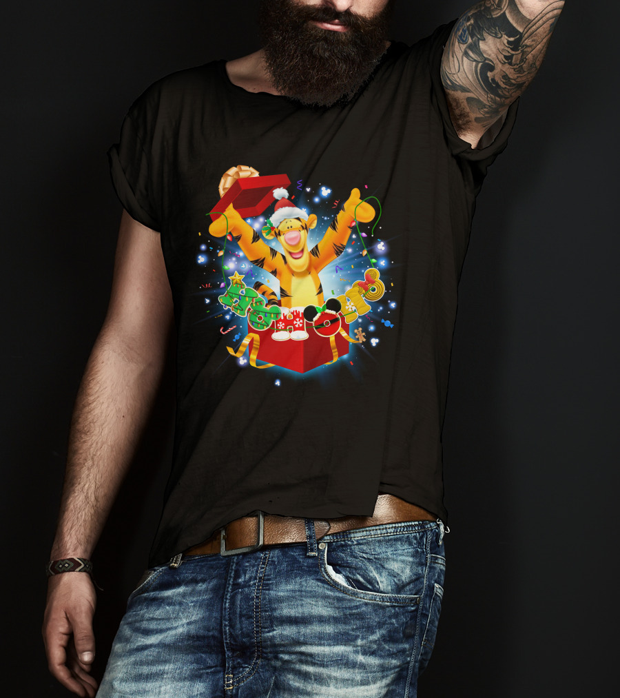 Tigger Christmas Celebration Disney Magic Pixar T-Shirt