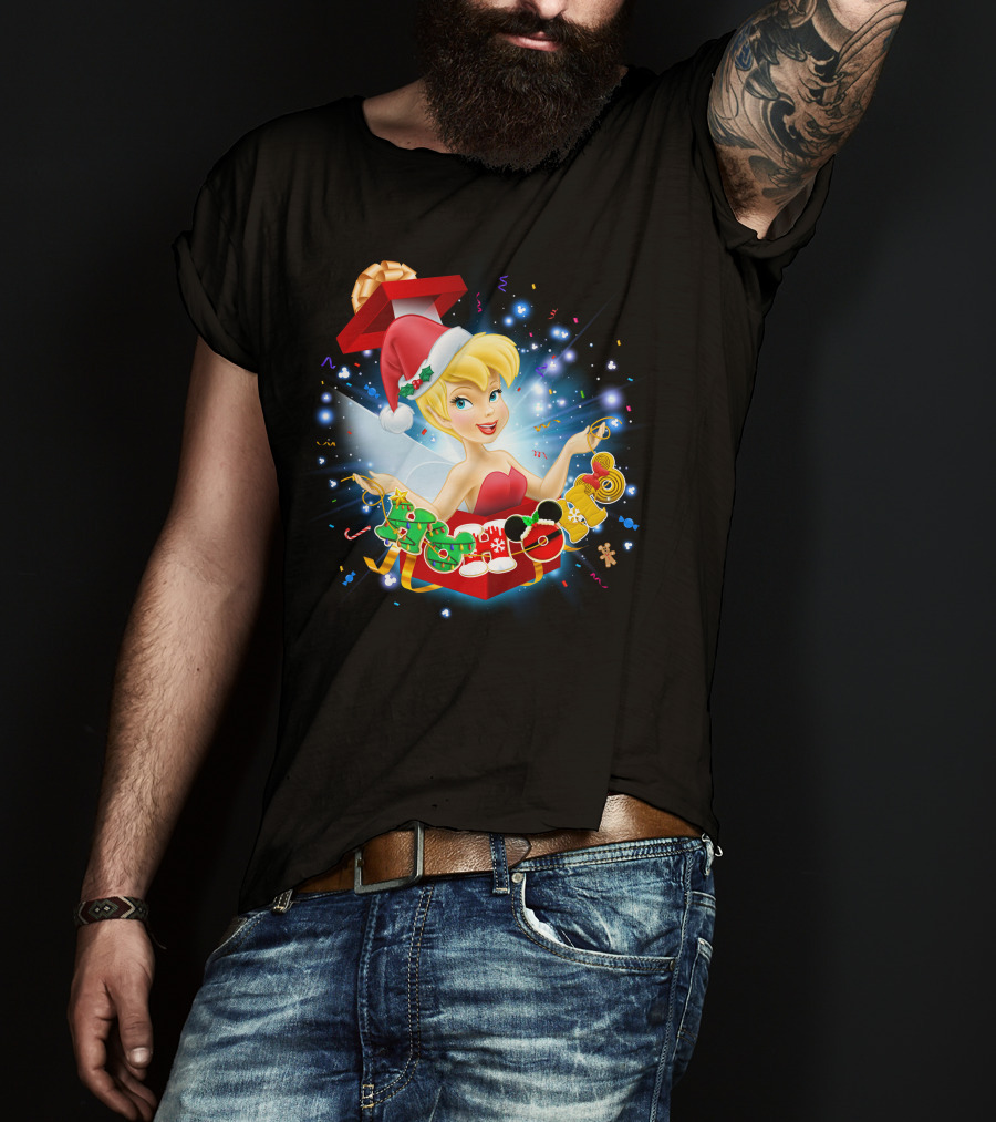 Tinkerbell Christmas Lights Magic T-Shirt