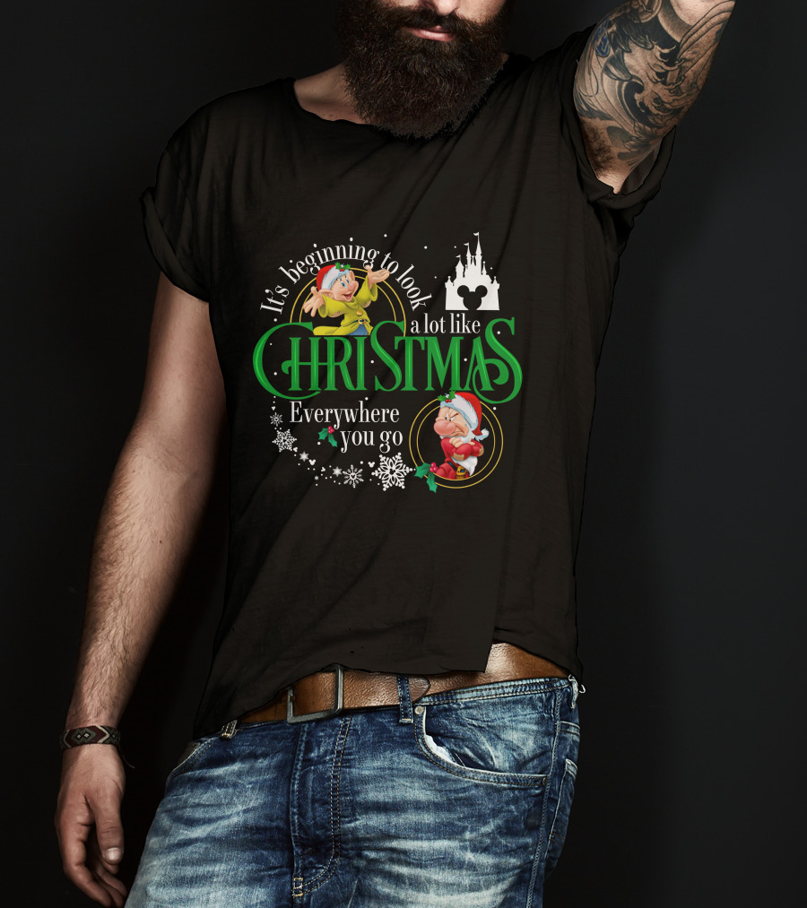 It's Beginning To Look A Lot Like Christmas Everywhere You Go T-Shirt