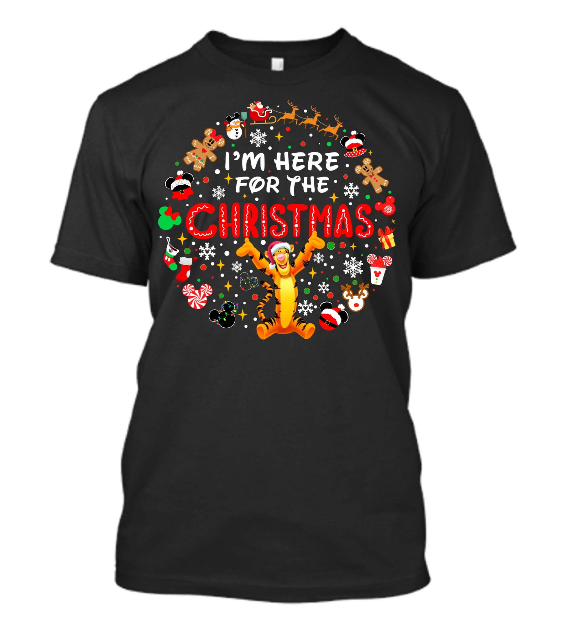 I'm Here For The Christmas Tigger Disney Holiday Celebration T-Shirt