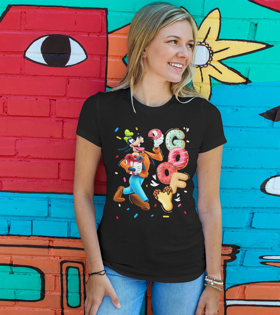 Goofy Donuts Ice Cream Sprinkles Celebration T-Shirt