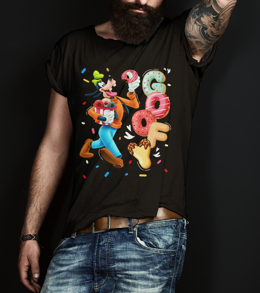 Goofy Donuts Ice Cream Sprinkles Celebration T-Shirt