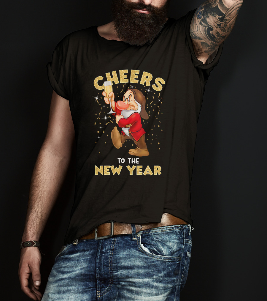 Cheers To The New Year Gr Champagne T-Shirt